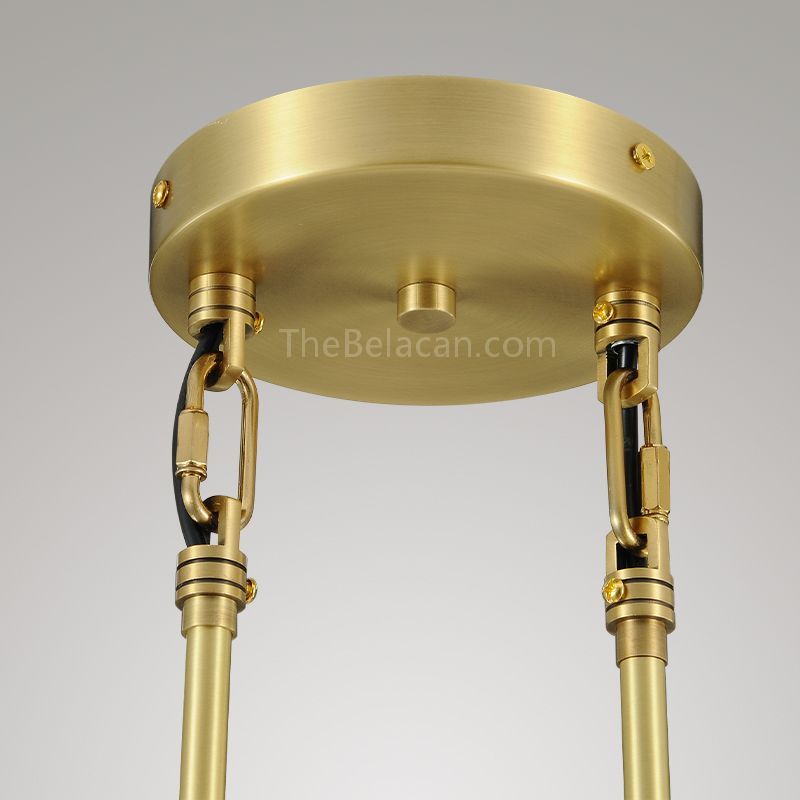 Raindrops 2-light Rod Round Chandelier - thebelacan