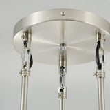 Raindrops 3-light Rod Round Chandelier - thebelacan
