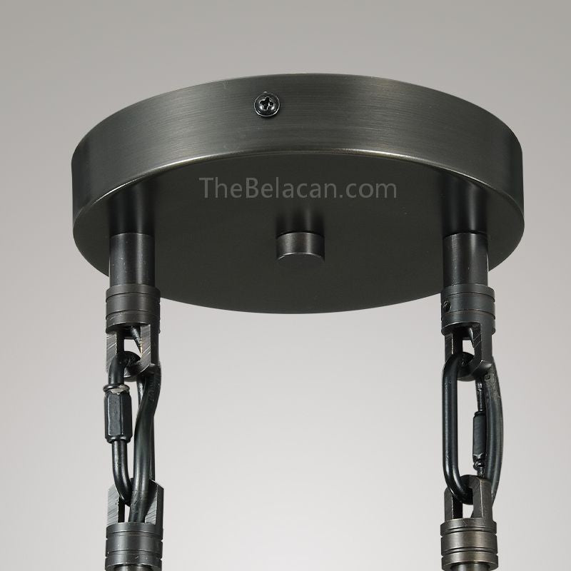 Raindrops 2-light Rod Round Chandelier - thebelacan
