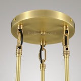 Raindrops 3-light Rod Round Chandelier - thebelacan