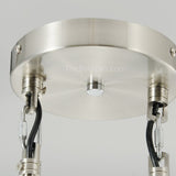 Raindrops 2-light Rod Round Chandelier - thebelacan