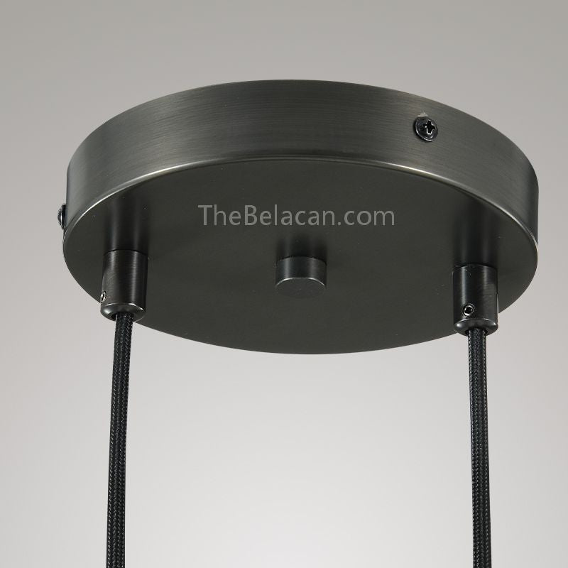 Raindrops 2-light Cord Round Chandelier - thebelacan
