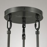 Raindrops 3-light Rod Round Chandelier - thebelacan
