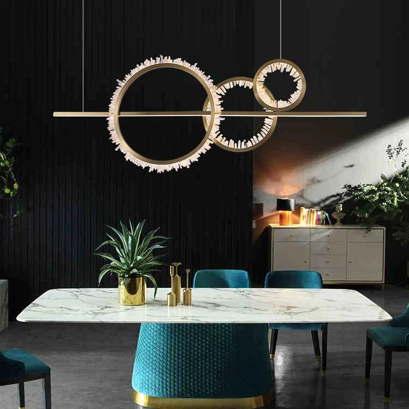 Rock Crystal Gear Chandelier - thebelacan