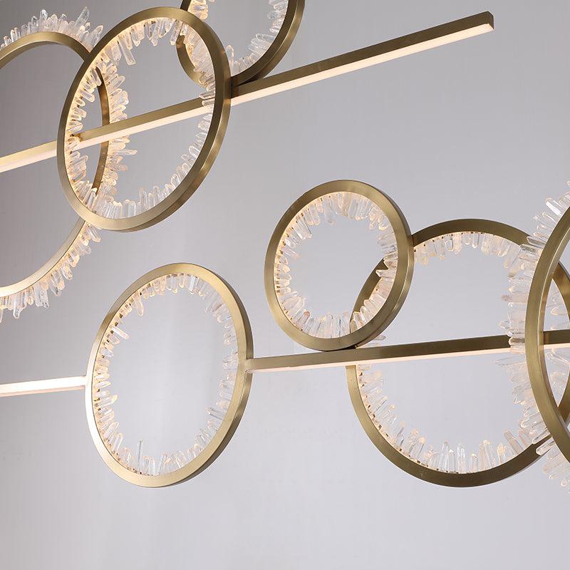 Rock Crystal Gear Chandelier - thebelacan