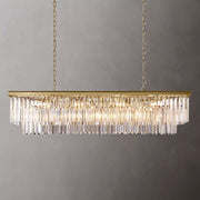 1920s Odem Rectangular Chandelier 59" - thebelacan