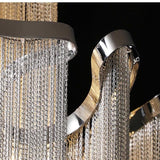 Alisa Luxury Flower Chain Tassel Chandelier - thebelacan