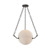 Alabaster Sphere Suspension Pendant - thebelacan