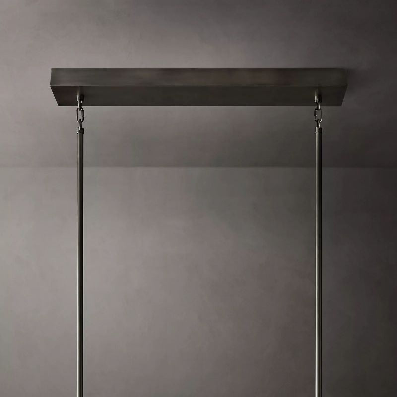 Aka Wine-glass Rectangular Chandelier 54" - thebelacan