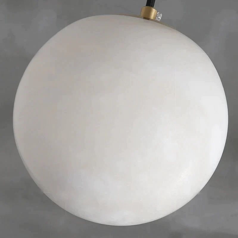 Alabaster Ball Pendant Light - thebelacan