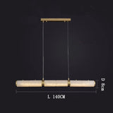 Alabaster Cylindrical Chandelier - thebelacan