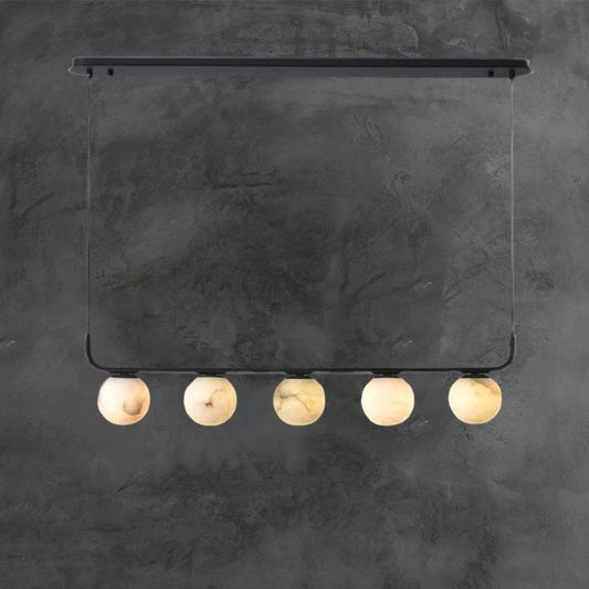 Alabaster Global Linear Pendant - thebelacan