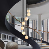 Alabaster Global Wavy Chandelier - thebelacan