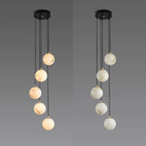 Alabaster Global Wavy Chandelier - thebelacan