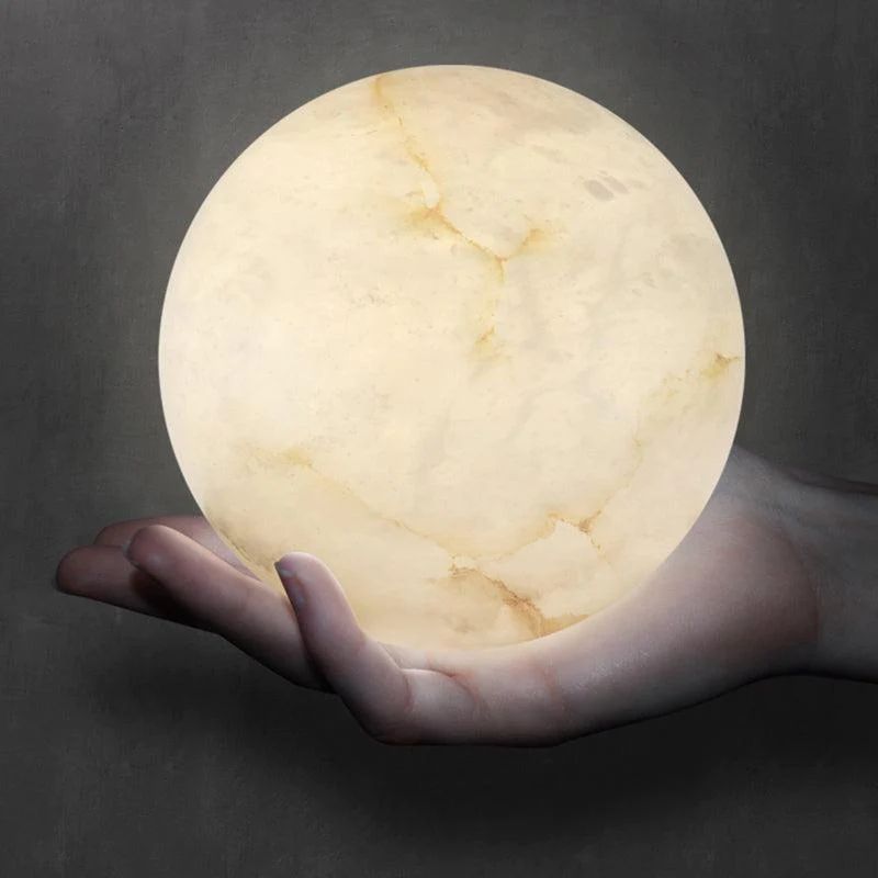 Alabaster Global Ceiling Pendant - thebelacan