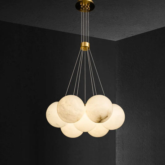 Alabaster Global Ceiling Pendant - thebelacan