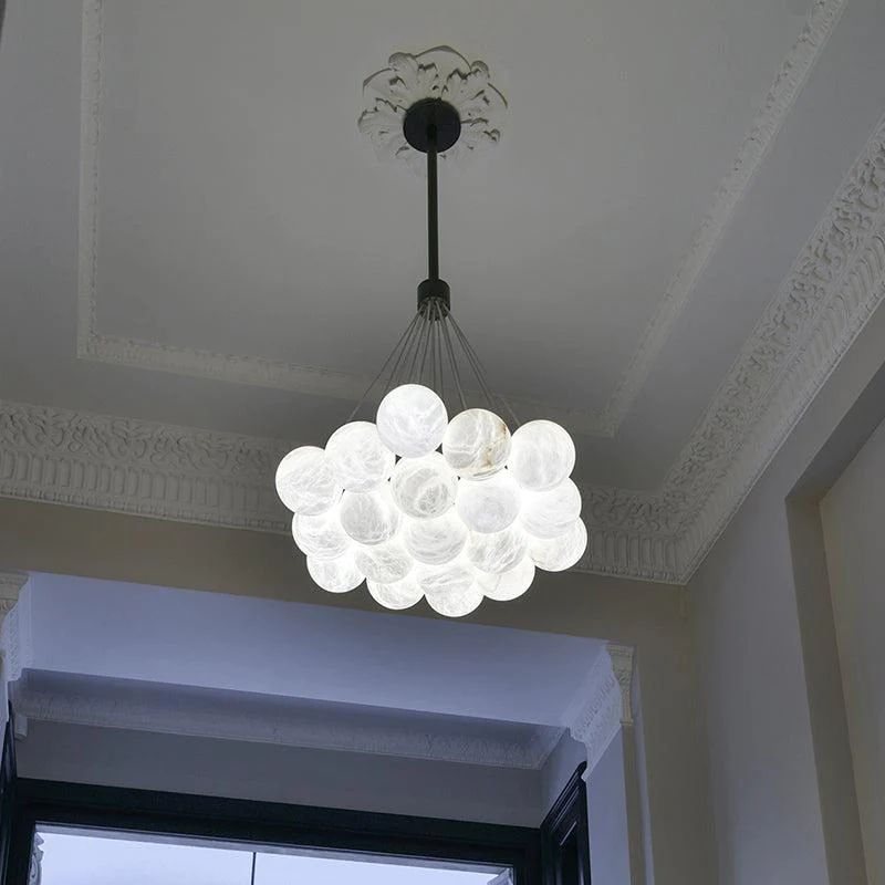 Alabaster Global Ceiling Pendant - thebelacan