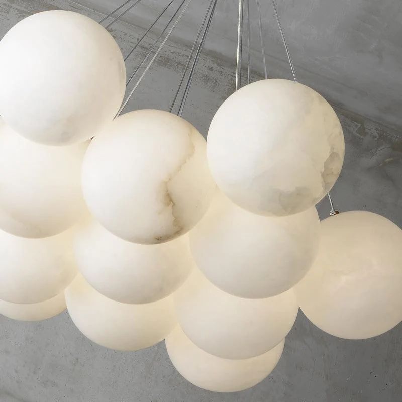 Alabaster Global Ceiling Pendant - thebelacan