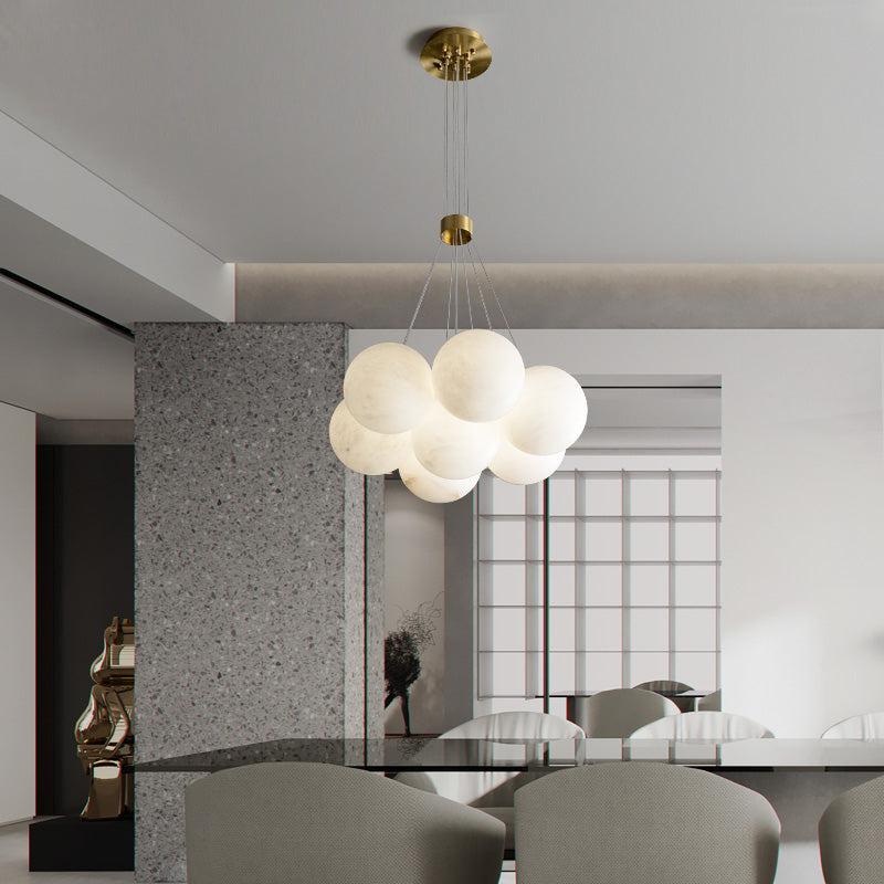 Alabaster Global Ceiling Pendant - thebelacan