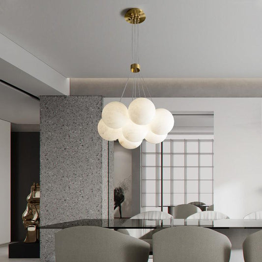 Alabaster Global Ceiling Pendant - thebelacan