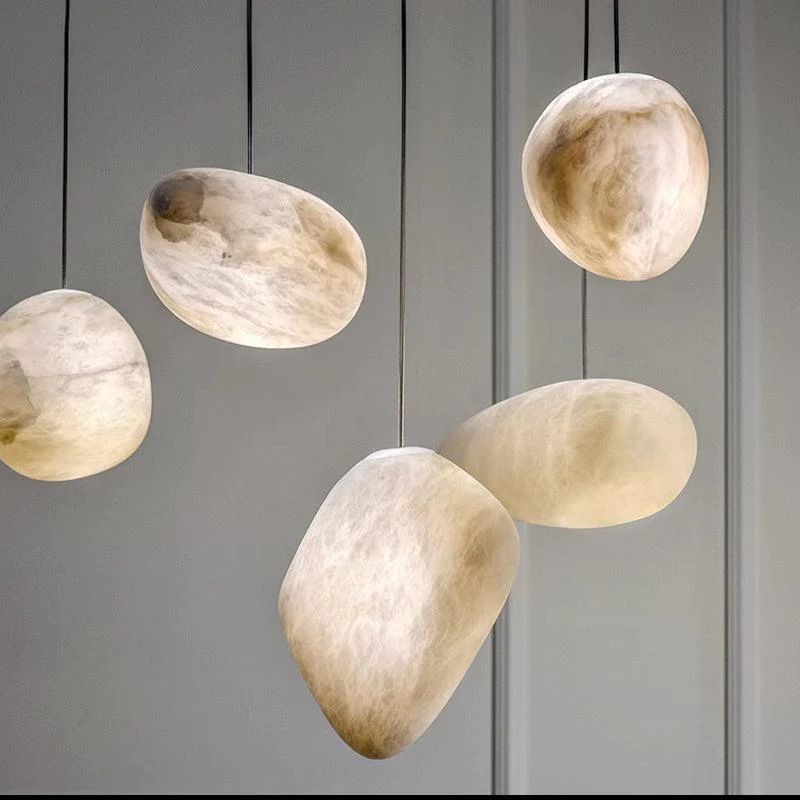 Alabaster Natural Stone Pendant - thebelacan