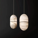 Alabaster Oval Pendant - thebelacan