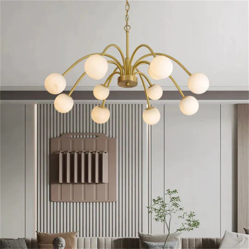 Alabaster Radial Chandelier - thebelacan