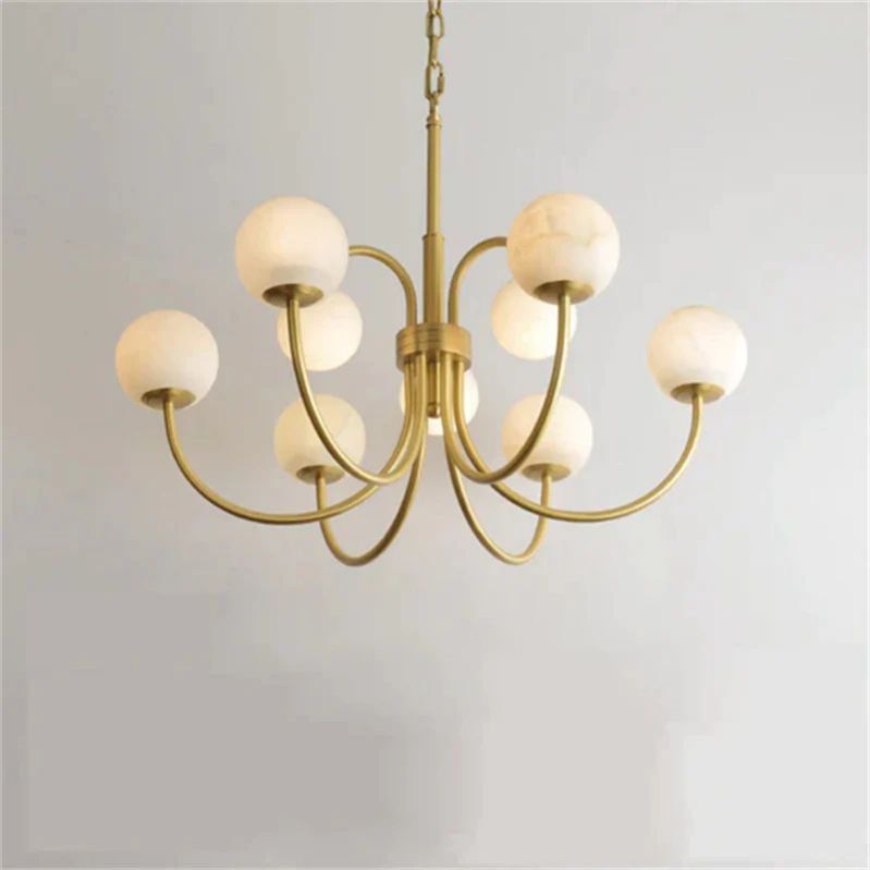 Alabaster Radial Chandelier - thebelacan