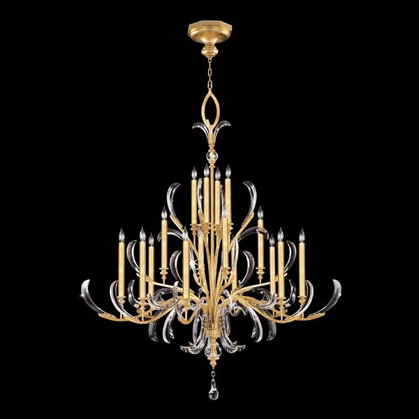Alice Candle  Arcs  2-Tier Chandelier 57" - thebelacan