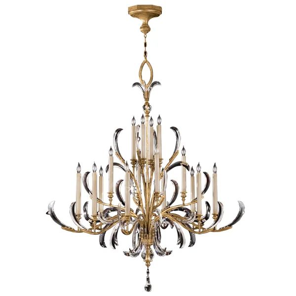 Alice Candle  Arcs  2-Tier Chandelier 57" - thebelacan