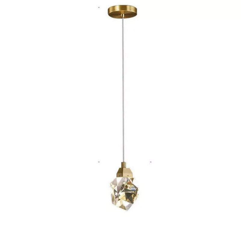 Angelia Faceted Crystal Prisms Pendant - thebelacan