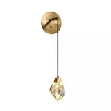 Angelia Faceted Crystal Prisms Wall Sconce (Cord) - thebelacan
