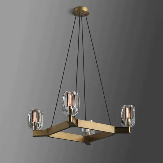Bifrons Contemporary 4-Lights Dining Square Pendant - thebelacan