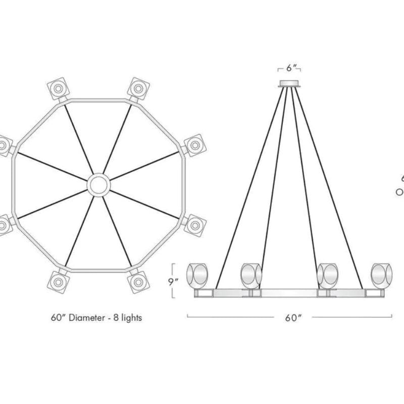 Bifrons Contemporary Circular Living Room Pendant - thebelacan