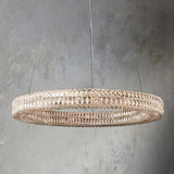 Brilliant Crystal Round Chandelier 32"44"59" - thebelacan