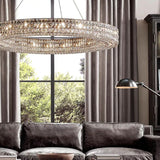 Brilliant Crystal Round Chandelier 32"44"59" - thebelacan