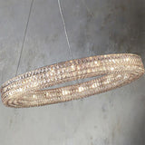 Brilliant Crystal Round Chandelier 32"44"59" - thebelacan