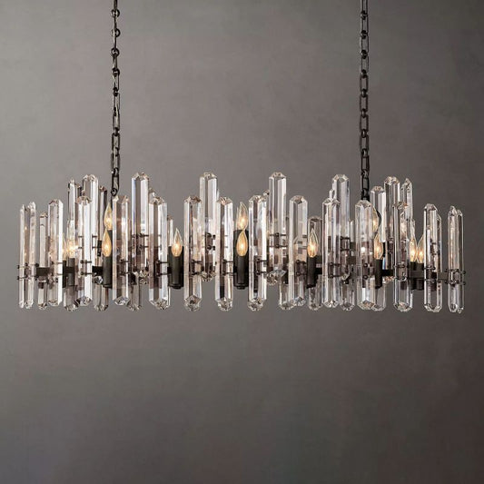 Browning Prism Linear Chandelier 54" - thebelacan