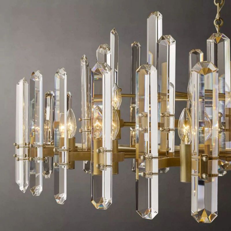 Browning Prism Linear Chandelier 72" - thebelacan