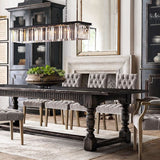 Rhy Rectangular Chandelier 49"W/60"W - thebelacan