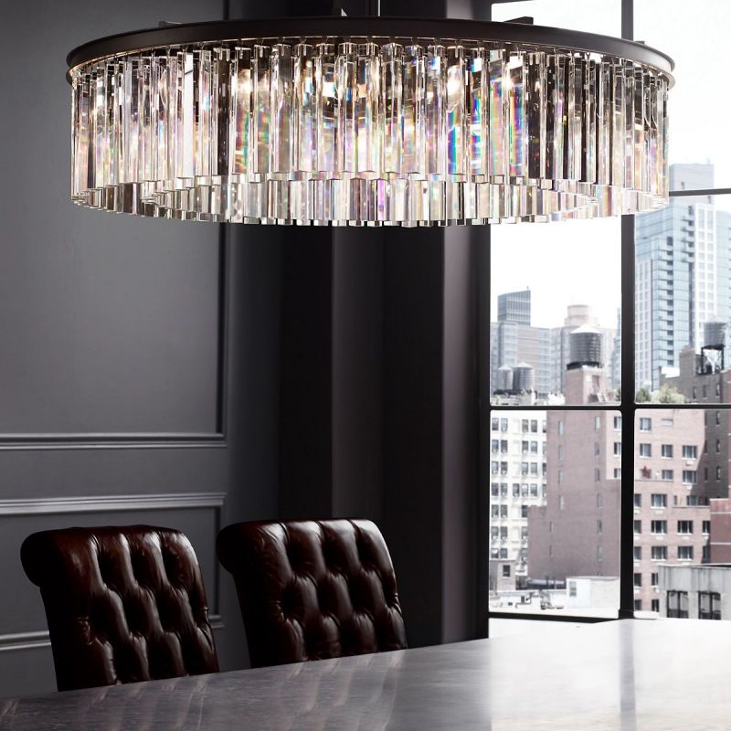 Rhy Round Chandelier 32"D/43"D - thebelacan