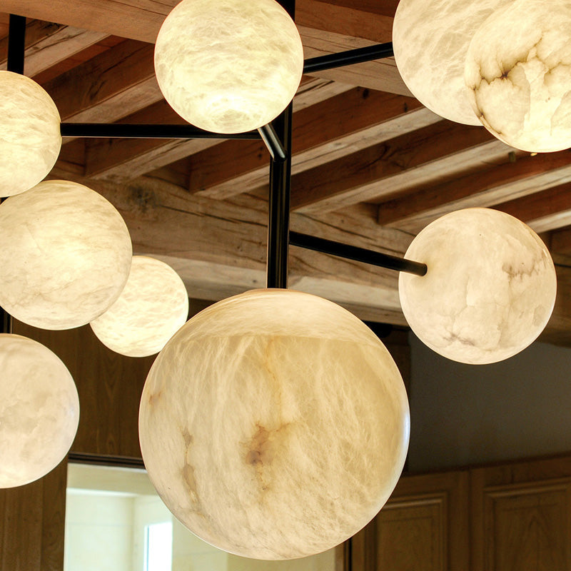 Alabaster Modern Artistic Chandelier Light - thebelacan
