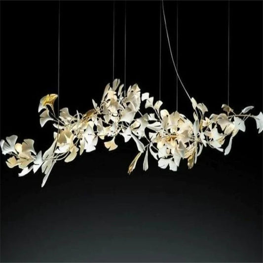 Ceramic Ginkgo Luxury Branch Chandelier - thebelacan