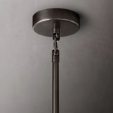 Chara Clear Glass Tiered Round Chandelier 47" - thebelacan