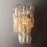 Chara Clear Glass Short Wall Sconce - thebelacan