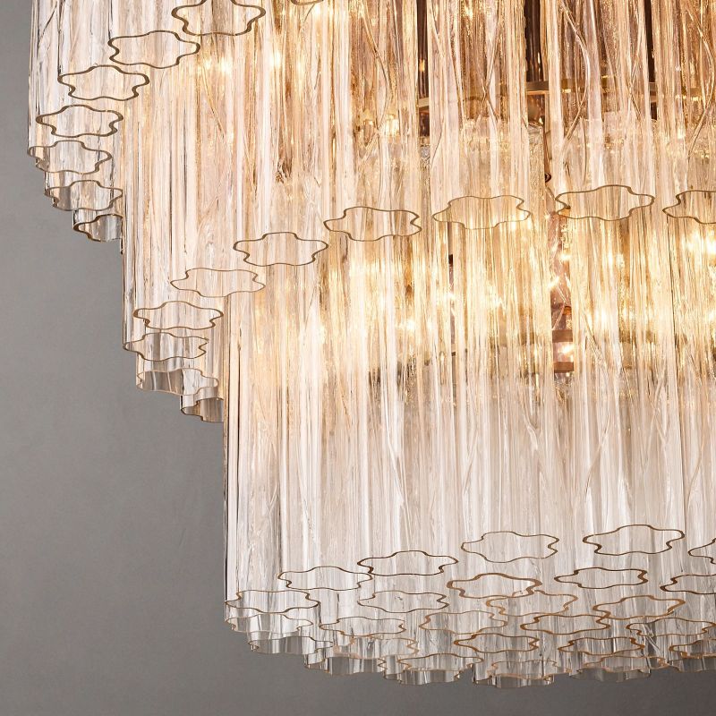 Cielle 3-Tier Round Chandelier 36” - thebelacan