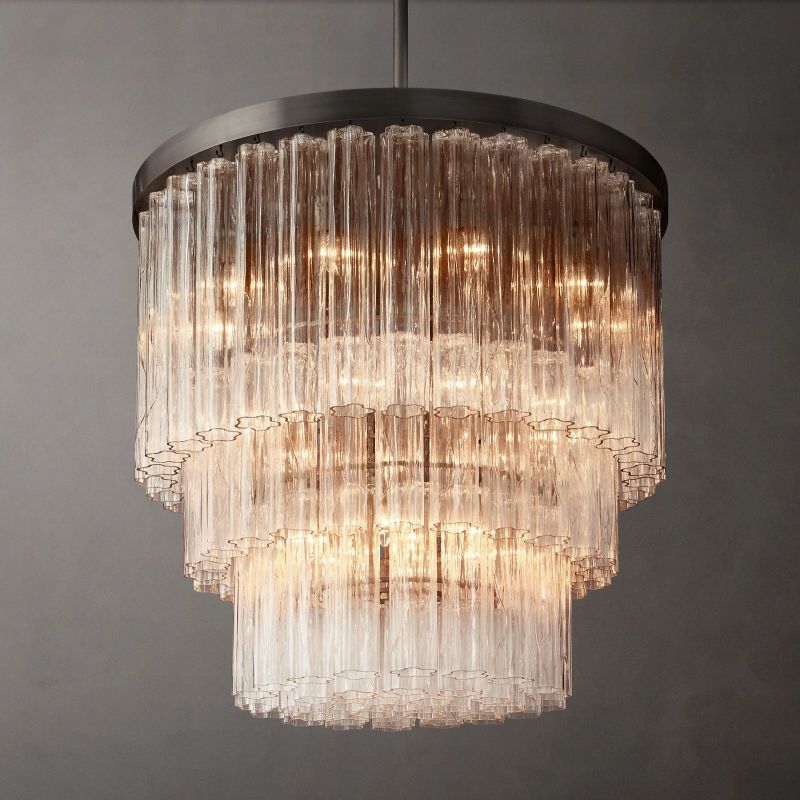 Cielle 3-Tier Round Chandelier 36” - thebelacan