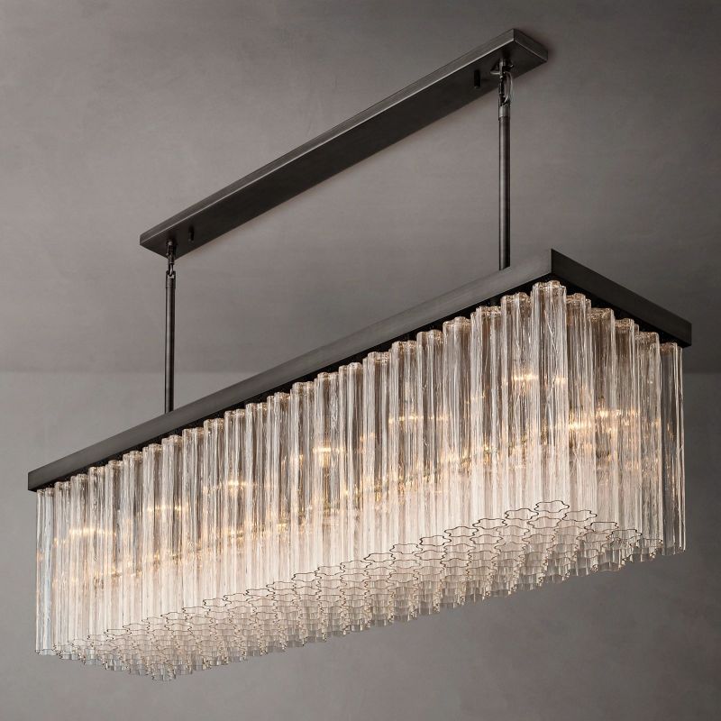 Cielle Rectangular Chandelier 73” - thebelacan