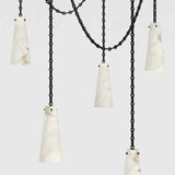 Alabaster Modern 5-light Marble Chandelier - thebelacan