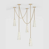 Alabaster Modern 5-light Marble Chandelier - thebelacan